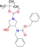 (3S,4S)-tert-butyl 3-(benzyl(benzyloxycarbonyl)amino)-4-hydroxypyrrolidine-1-carboxylate