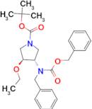 (3S,4S)-tert-butyl 3-(benzyl(benzyloxycarbonyl)amino)-4-ethoxypyrrolidine-1-carboxylate