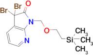 3,3-Dibromo-1-((2-(trimethylsilyl)ethoxy)methyl)-1H-pyrrolo[2,3-b]pyridin-2(3H)-one