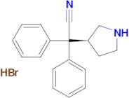 (S)-2,2-Diphenyl-2-(pyrrolidin-3-yl)acetonitrile hydrobromide