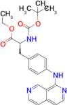 (S)-ethyl 3-(4-(2,7-naphthyridin-1-ylamino)phenyl)-2-(tert-butoxycarbonylamino)propanoate