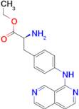 (S)-ethyl 3-(4-(2,7-naphthyridin-1-ylamino)phenyl)-2-aminopropanoate