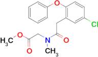 Methyl 2-(2-(5-chloro-2-phenoxyphenyl)-N-methylacetamido)acetate