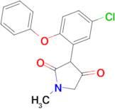 3-(5-Chloro-2-phenoxyphenyl)-1-methylpyrrolidine-2,4-dione