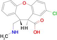 (10S,11S)-8-chloro-11-((methylamino)methyl)-10,11-dihydrodibenzo[b,f]oxepine-10-carboxylic acid