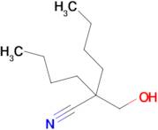 2-Butyl-2-(hydroxymethyl)hexanenitrile
