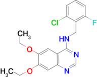 N-(2-chloro-6-fluorobenzyl)-6,7-diethoxyquinazolin-4-amine