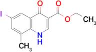 Ethyl 6-iodo-8-methyl-4-oxo-1,4-dihydroquinoline-3-carboxylate