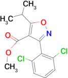 Methyl 3-(2,6-dichlorophenyl)-5-isopropylisoxazole-4-carboxylate