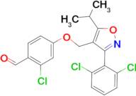 2-Chloro-4-((3-(2,6-dichlorophenyl)-5-isopropylisoxazol-4-yl)methoxy)benzaldehyde