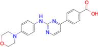 4-(2-(4-Morpholinophenylamino)pyrimidin-4-yl)benzoic acid
