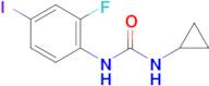 1-Cyclopropyl-3-(2-fluoro-4-iodophenyl)urea