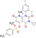 3-Cyclopropyl-1-(2-fluoro-4-iodophenyl)-6,8-dimethyl-2,4,7-trioxo-1,2,3,4,7,8-hexahydropyrido[2,3-…