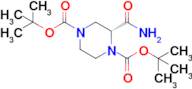 (R)-di-tert-Butyl 2-carbamoylpiperazine-1,4-dicarboxylate