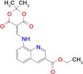 Ethyl 8-((2,2-dimethyl-4,6-dioxo-1,3-dioxan-5-ylidene)methylamino)quinoline-3-carboxylate