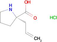 (S)-2-allylpyrrolidine-2-carboxylic acid hydrochloride