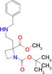 1-tert-Butyl 2-methyl 2-(2-(benzylamino)ethyl)azetidine-1,2-dicarboxylate