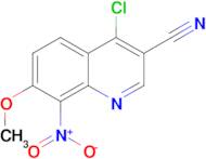 4-Chloro-7-methoxy-8-nitroquinoline-3-carbonitrile