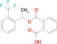 2-((1-(2-(Trifluoromethyl)phenyl)ethoxy)carbonyl)benzoic acid