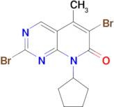 2,6-Dibromo-8-cyclopentyl-5-methylpyrido[2,3-d]pyrimidin-7(8H)-one