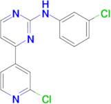 N-(3-chlorophenyl)-4-(2-chloropyridin-4-yl)pyrimidin-2-amine