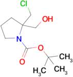 tert-Butyl 2-(chloromethyl)-2-(hydroxymethyl)pyrrolidine-1-carboxylate