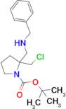 tert-Butyl 2-((benzylamino)methyl)-2-(chloromethyl)pyrrolidine-1-carboxylate