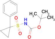 tert-Butyl 1-phenylcyclopropylsulfonylcarbamate