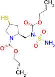(2S,4S)-allyl 2-(((allyloxycarbonyl)(sulfamoyl)amino)methyl)-4-mercaptopyrrolidine-1-carboxylate