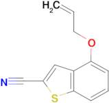 4-(Allyloxy)benzo[b]thiophene-2-carbonitrile