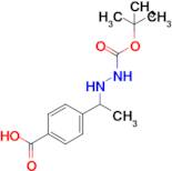 4-(1-(2-(tert-Butoxycarbonyl)hydrazinyl)ethyl)benzoic acid