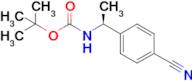 (S)-tert-butyl 1-(4-cyanophenyl)ethylcarbamate
