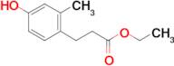 Ethyl 3-(4-hydroxy-2-methylphenyl)propanoate