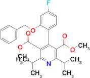 Dimethyl 4-(2-(benzyloxy)-4-fluorophenyl)-2,6-diisopropylpyridine-3,5-dicarboxylate