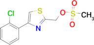 (4-(2-chlorophenyl)thiazol-2-yl)methyl (methanesulfonate)