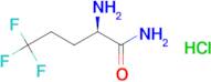 (R)-2-Amino-5,5,5-trifluoropentanamide hydrochloride