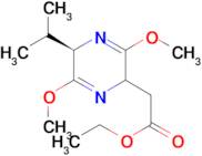 ethyl 2-((5R)-5-isopropyl-3,6-dimethoxy-2,5-dihydropyrazin-2-yl)acetate