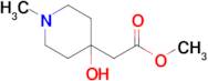 Methyl 2-(4-hydroxy-1-methylpiperidin-4-yl)acetate