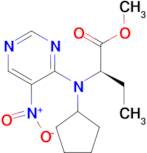 (R)-Methyl 2-(cyclopentyl(5-nitropyrimidin-4-yl)amino)butanoate