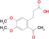 3-(2-Acetyl-4,5-dimethoxyphenyl)propanoic acid