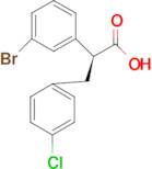 (S)-2-(3-bromophenyl)-3-(4-chlorophenyl)propanoic acid