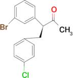 (S)-3-(3-bromophenyl)-4-(4-chlorophenyl)butan-2-one