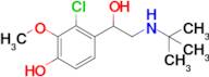 4-(2-(tert-Butylamino)-1-hydroxyethyl)-3-chloro-2-methoxyphenol