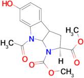 (2S)-dimethyl 8-acetyl-6-hydroxy-3,3a,8,8a-tetrahydropyrrolo[2,3-b]indole-1,2(2H)-dicarboxylate