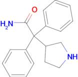 2,2-Diphenyl-2-(pyrrolidin-3-yl)acetamide