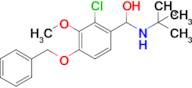 (4-(Benzyloxy)-2-chloro-3-methoxyphenyl)(tert-butylamino)methanol