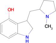 3-((1-Methylpyrrolidin-2-yl)methyl)indolin-4-ol