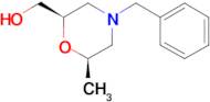 ((2R,6R)-4-benzyl-6-methylmorpholin-2-yl)methanol