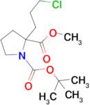 1-tert-butyl 2-methyl 2-(3-chloropropyl)pyrrolidine-1,2-dicarboxylate