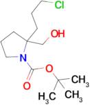 tert-Butyl 2-(3-chloropropyl)-2-(hydroxymethyl)pyrrolidine-1-carboxylate